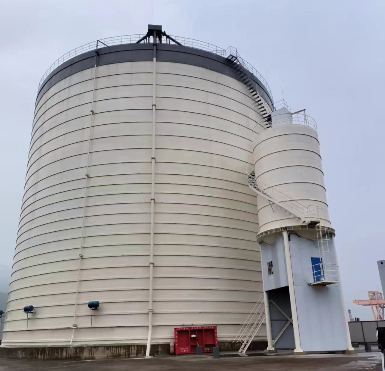 大城10万吨水泥钢板库